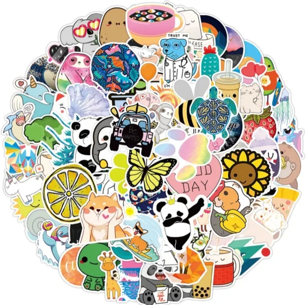 FREE Shipping | 50 Stickers | No Repeats | Waterproof | Durable | Brand New